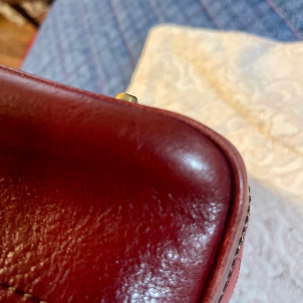 Coach Hampton Tote Bag in Deep Red - Picture 13 of 15